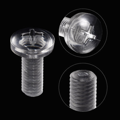 Harfington Plastic Phillips Bolts PC Pan Head Machine Screws