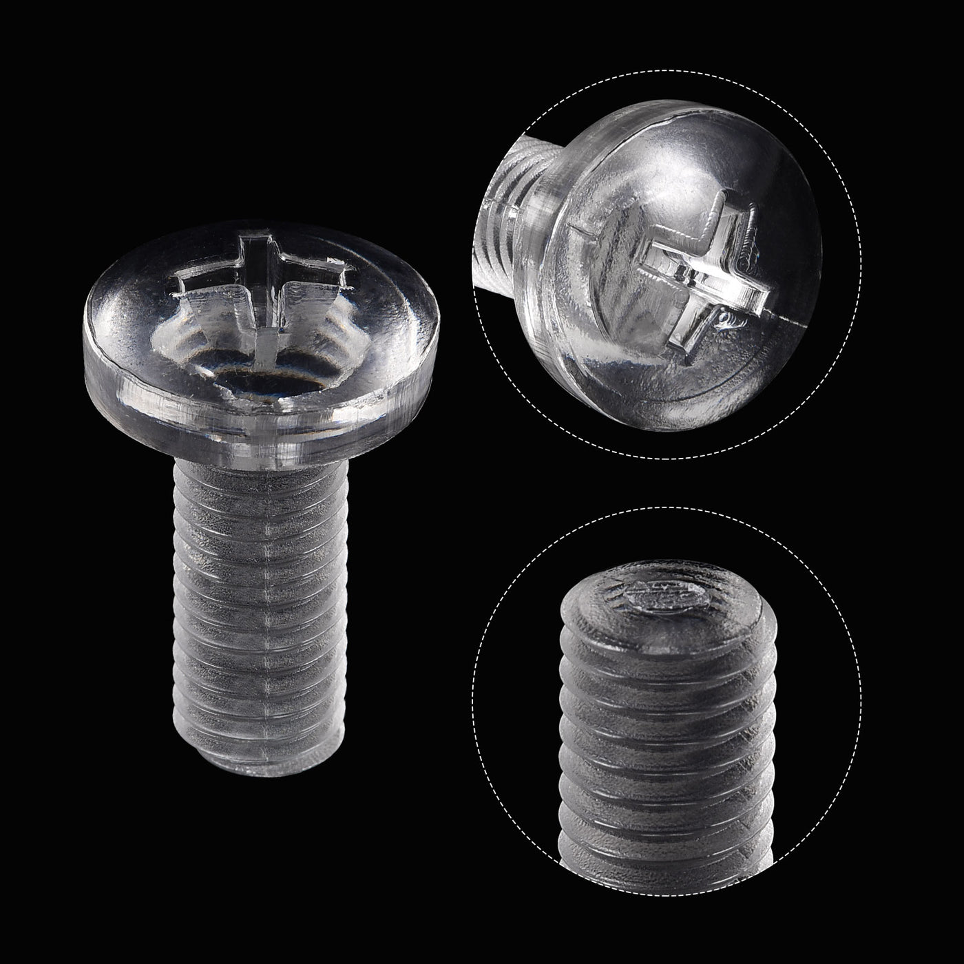 Harfington Plastic Phillips Bolts PC Pan Head Machine Screws