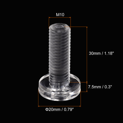 Harfington Plastic Phillips Bolt, PC Pan Head Machine Screws