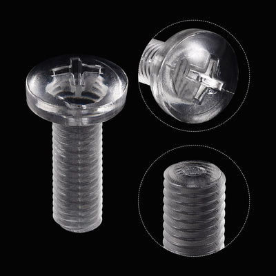 Harfington Plastic Phillips Bolt, PC Pan Head Machine Screws