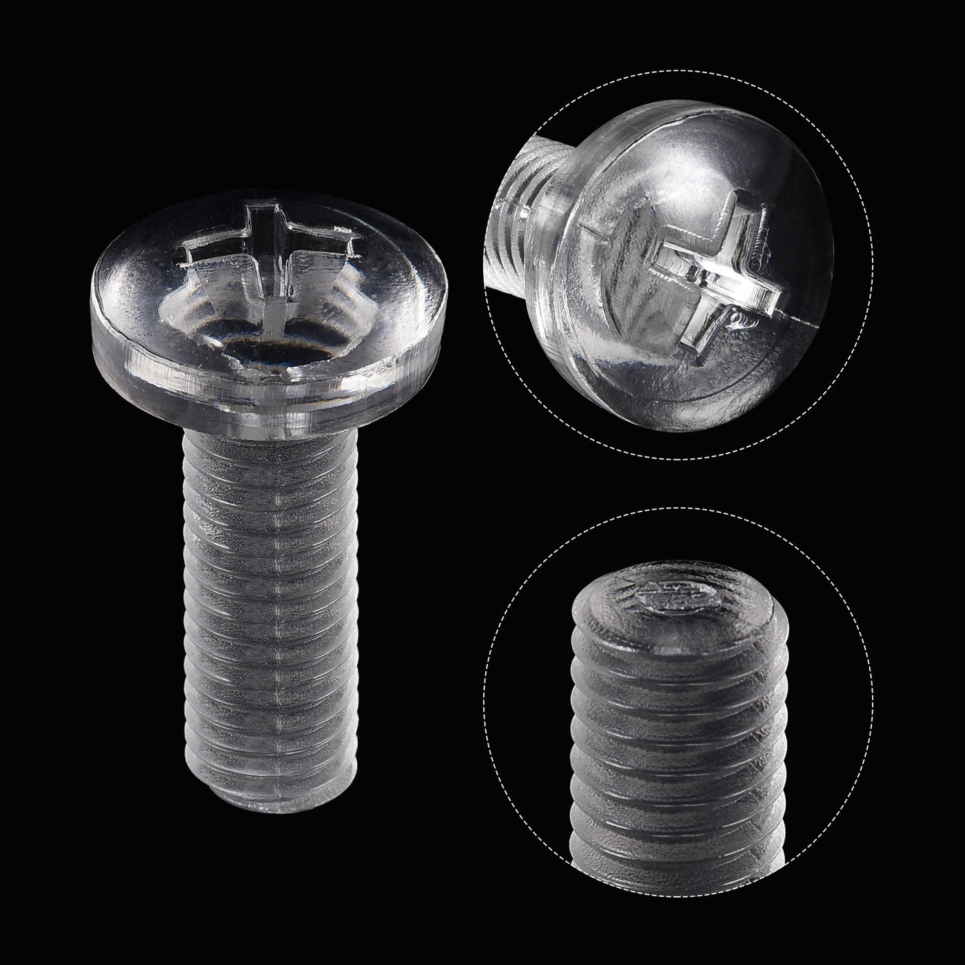 Harfington Plastic Phillips Bolts PC Pan Head Machine Screws