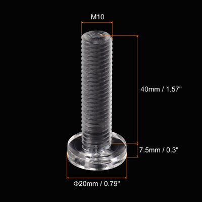 Harfington Plastic Phillips Bolt, PC Pan Head Machine Screws