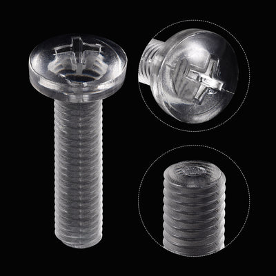 Harfington Plastic Phillips Bolt, PC Pan Head Machine Screws