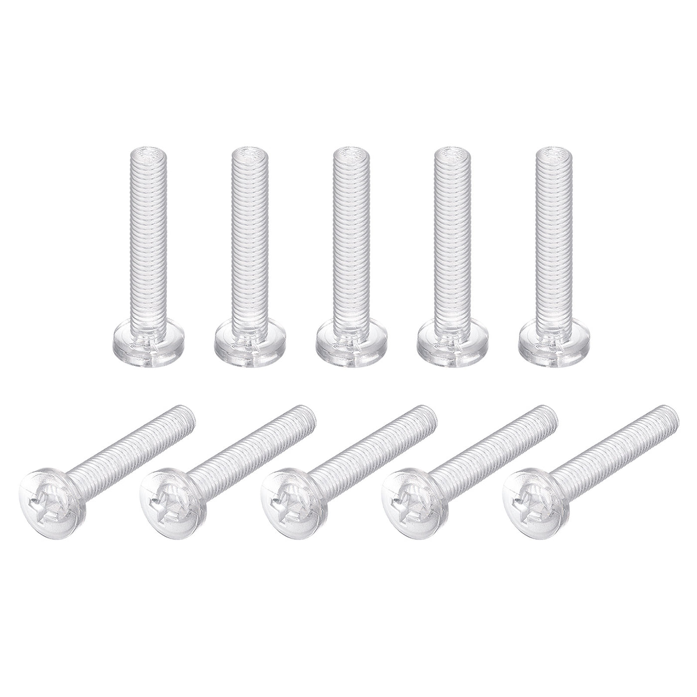 Harfington Plastic Phillips Bolts, PC Pan Head Machine Screws