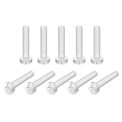 Harfington Plastic Phillips Bolts, PC Pan Head Machine Screws