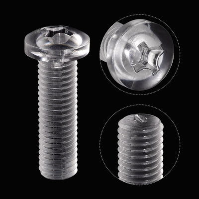 Harfington Plastic Phillips Bolts, PC Pan Head Machine Screws