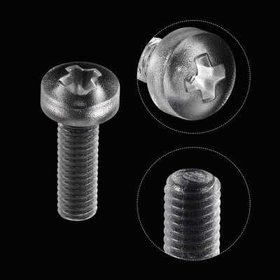 Harfington Plastic Phillips Bolts PC Pan Head Machine Screw