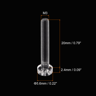 Harfington Plastic Phillips Bolts PC Pan Head Machine Screw
