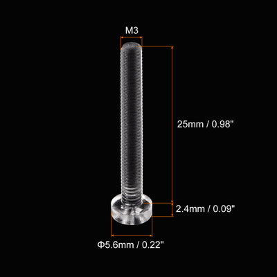 Harfington Plastic Phillips Bolts PC Pan Head Machine Screw