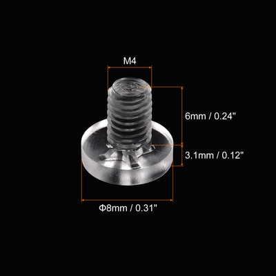 Harfington Plastic Phillips Bolts PC Pan Head Machine Screw