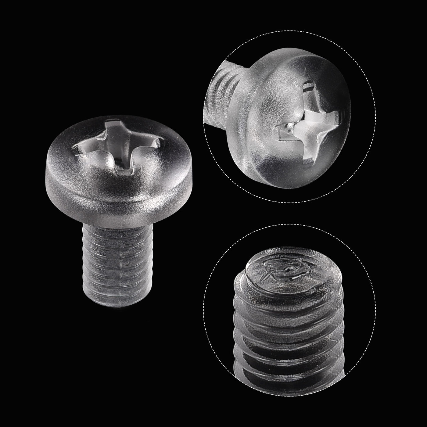 Harfington Plastic Phillips Bolts PC Pan Head Machine Screw