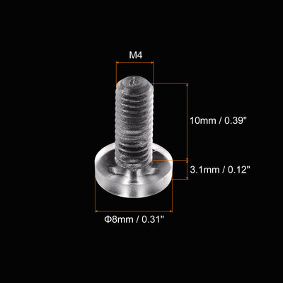 Harfington Plastic Phillips Bolts PC Pan Head Machine Screw