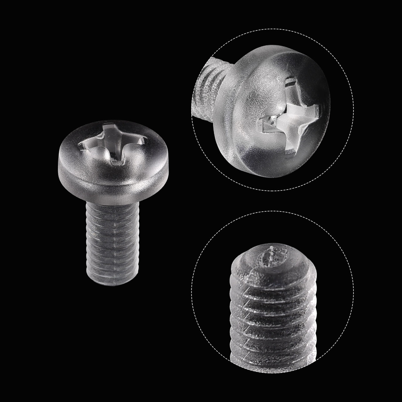 Harfington Plastic Phillips Bolts PC Pan Head Machine Screw