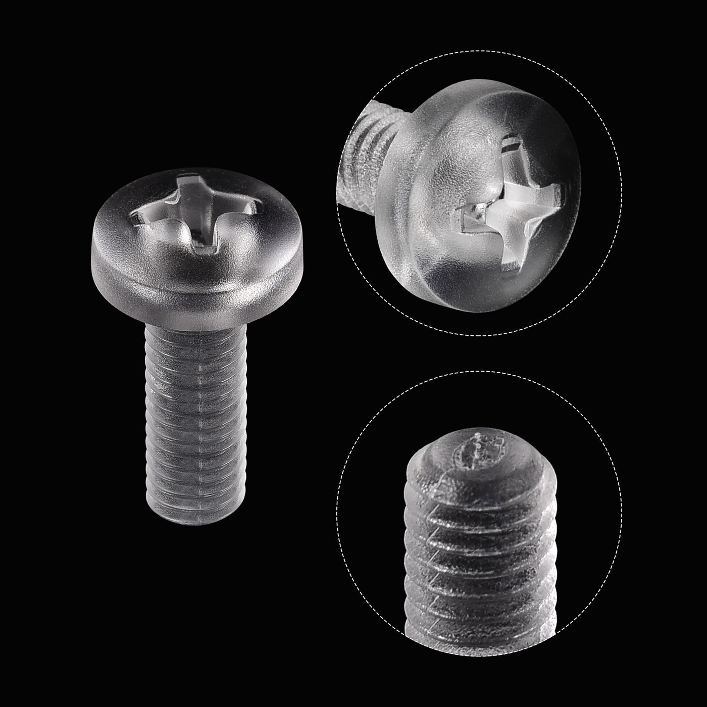 Harfington Plastic Phillips Bolts PC Pan Head Machine Screw