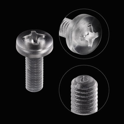 Harfington Plastic Phillips Bolts PC Pan Head Machine Screw