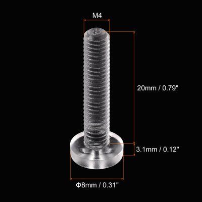 Harfington Plastic Phillips Bolts PC Pan Head Machine Screw