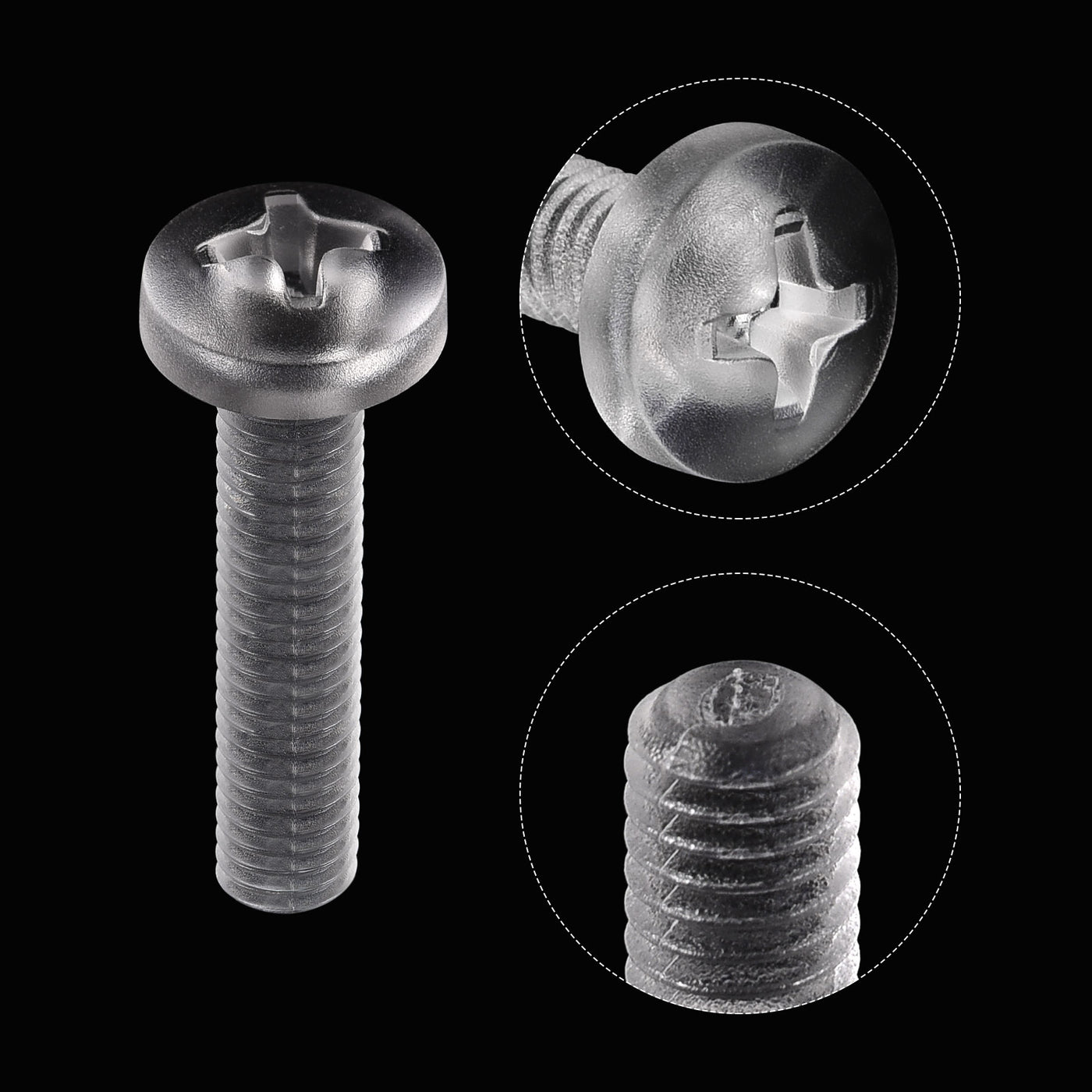 Harfington Plastic Phillips Bolts PC Pan Head Machine Screw