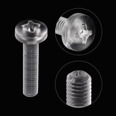 Harfington Plastic Phillips Bolts PC Pan Head Machine Screw