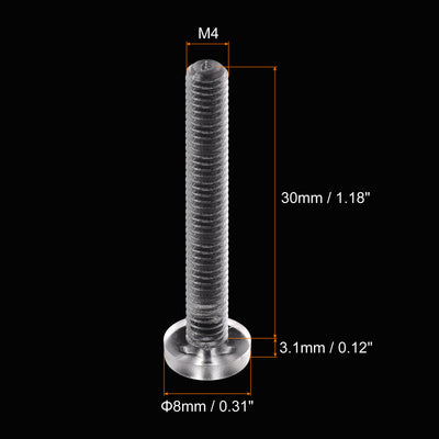 Harfington Plastic Phillips Bolts PC Pan Head Machine Screw
