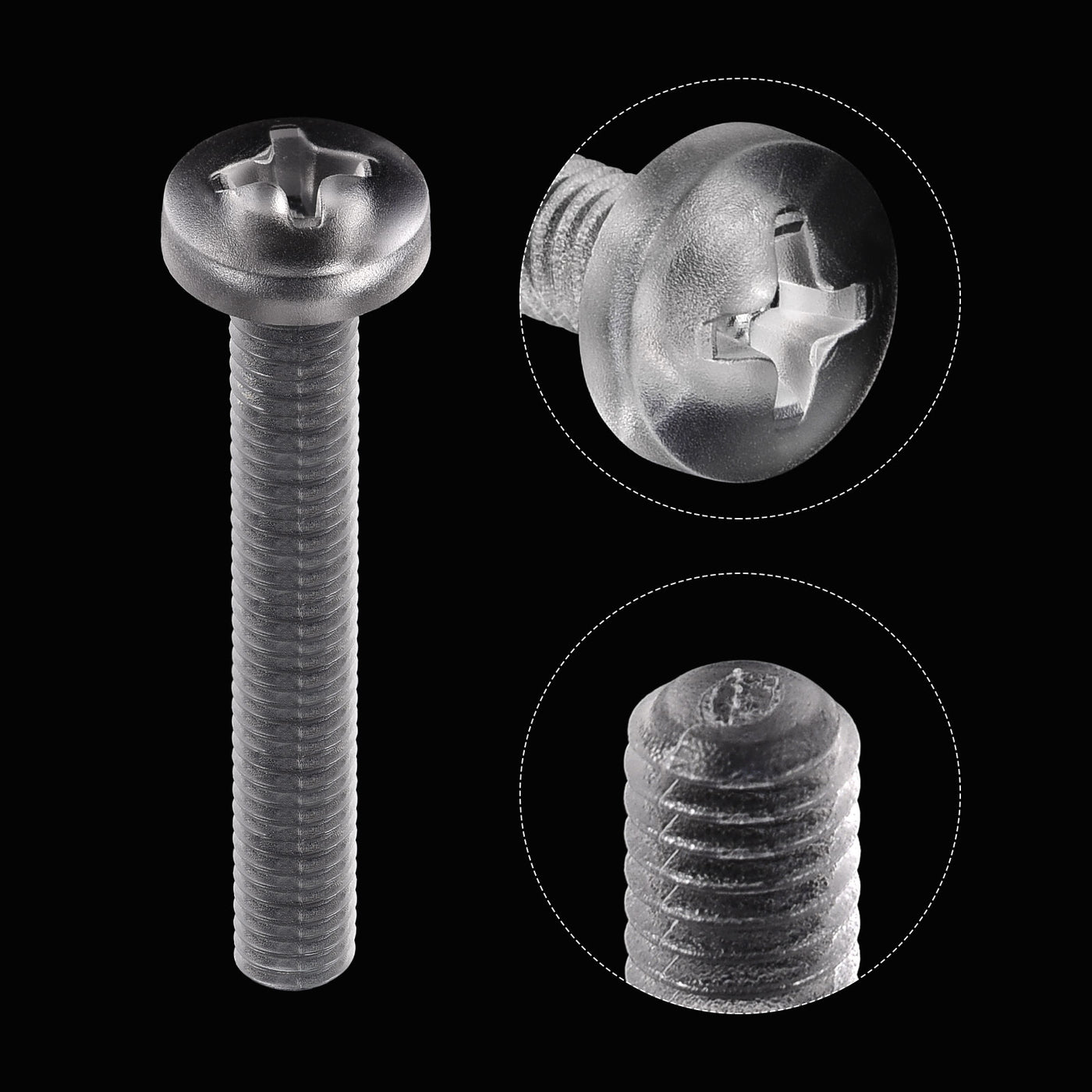 Harfington Plastic Phillips Bolts PC Pan Head Machine Screw