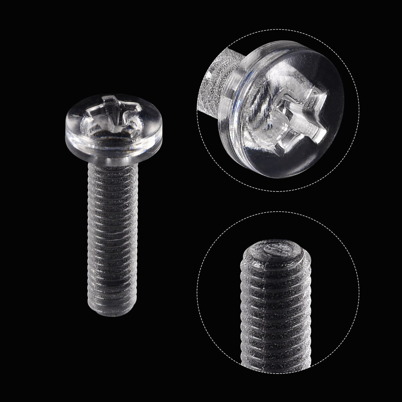 Harfington Plastic Phillips Bolts PC Pan Head Machine Screw