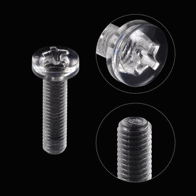 Harfington Plastic Phillips Bolts PC Pan Head Machine Screw