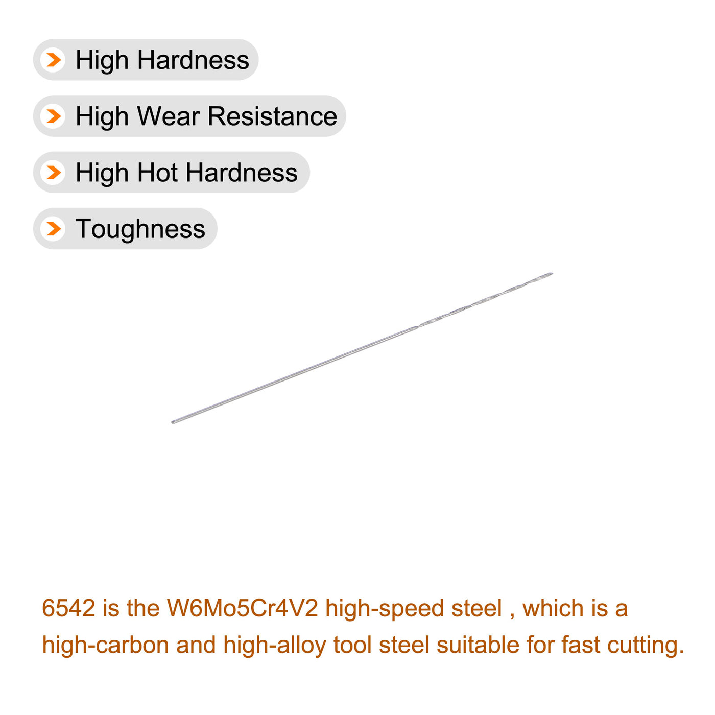 uxcell High Speed Steel Drill Bits, Fully Ground Drill Bit Tool