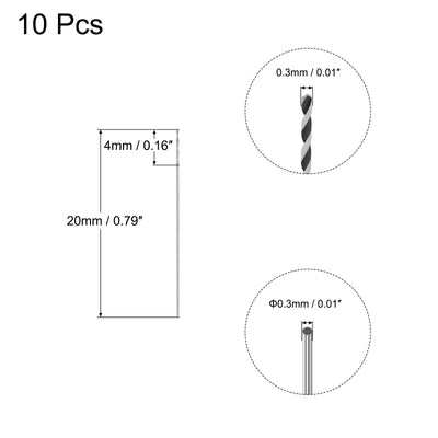 Harfington High Speed Steel, Drill Bits, Fully Ground Drill Bits Tool