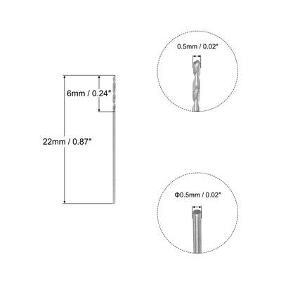 Harfington High Speed Steel Drill Bits, Fully Ground Drill Bit Tool