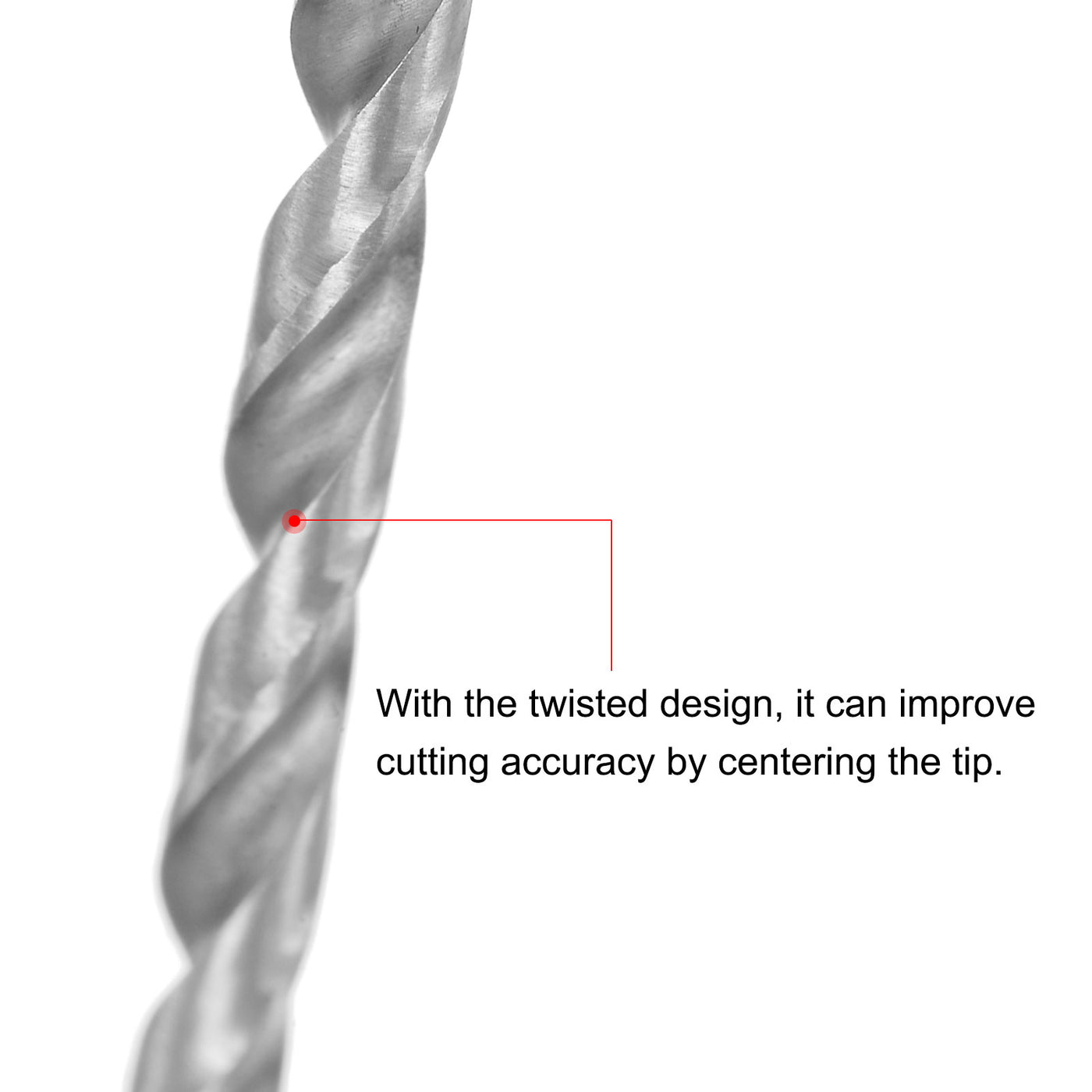 uxcell Mini Twist Drill Bit, High-Speed Steel, Extra Long Drill Bit