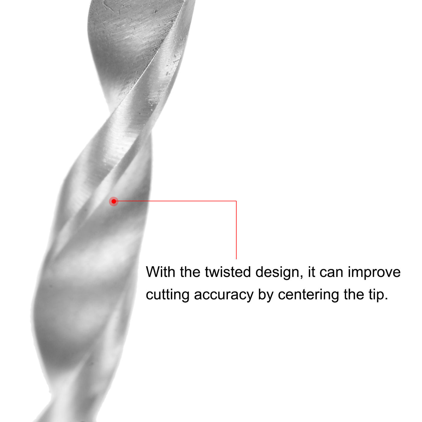 uxcell High Speed Steel Drill Bits Fully Ground Drill Bits
