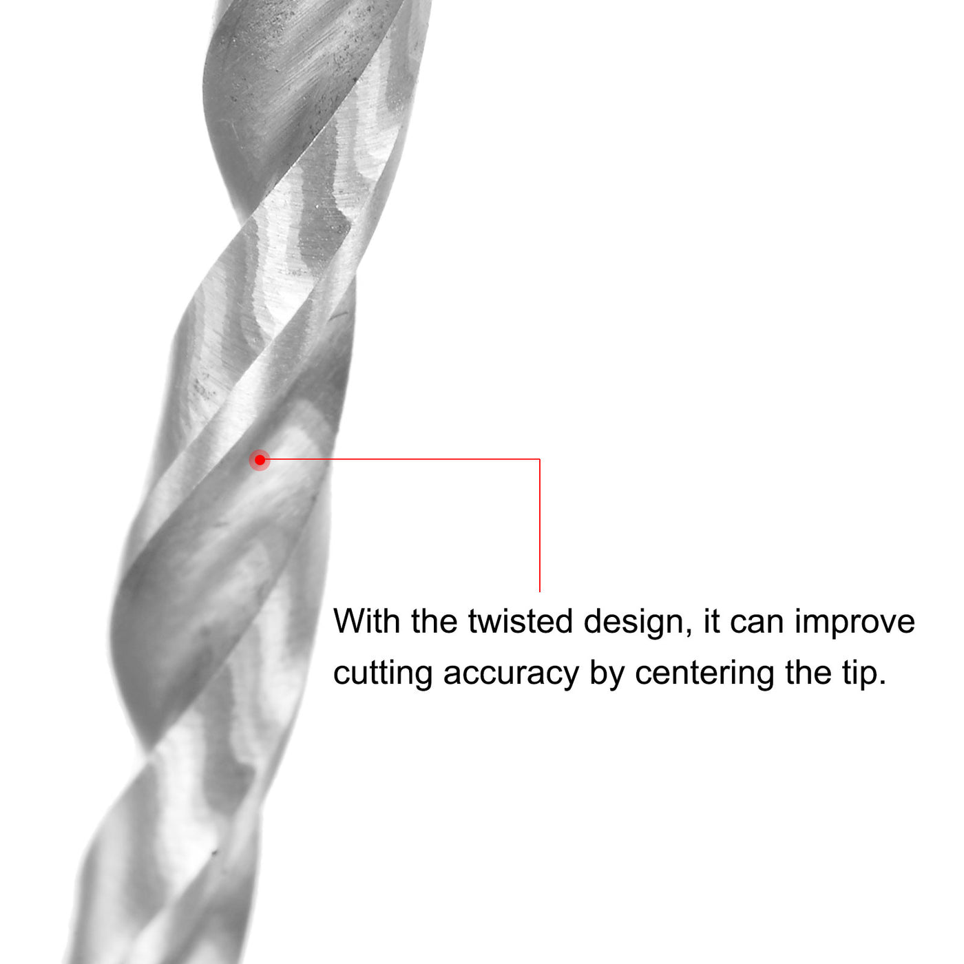 uxcell Mini Twist Drill Bit, High-Speed Steel, Extra Long Drill Bit