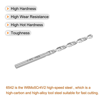 Harfington Mini Twist Drill Bits, High-Speed Steel, Extra Long Drill Bit Tool