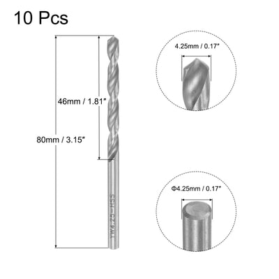 Harfington Mini Twist Drill Bits, High-Speed Steel, Extra Long Drill Bit Tool