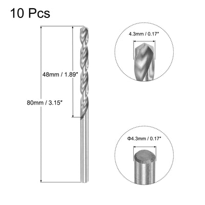 Harfington Mini Twist Drill Bit, High-Speed Steel, Extra Long Drill Bit