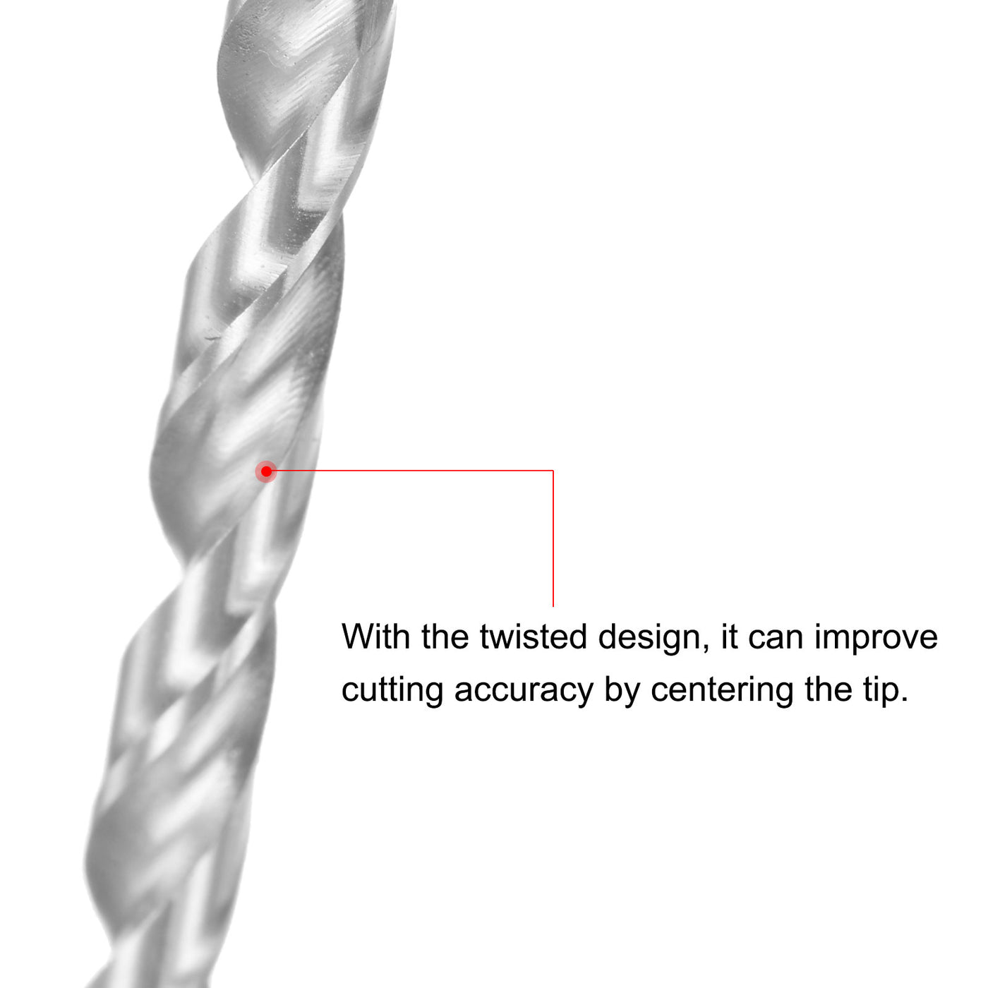 uxcell High Speed Steel Drill Bits Fully Ground Drill Bits