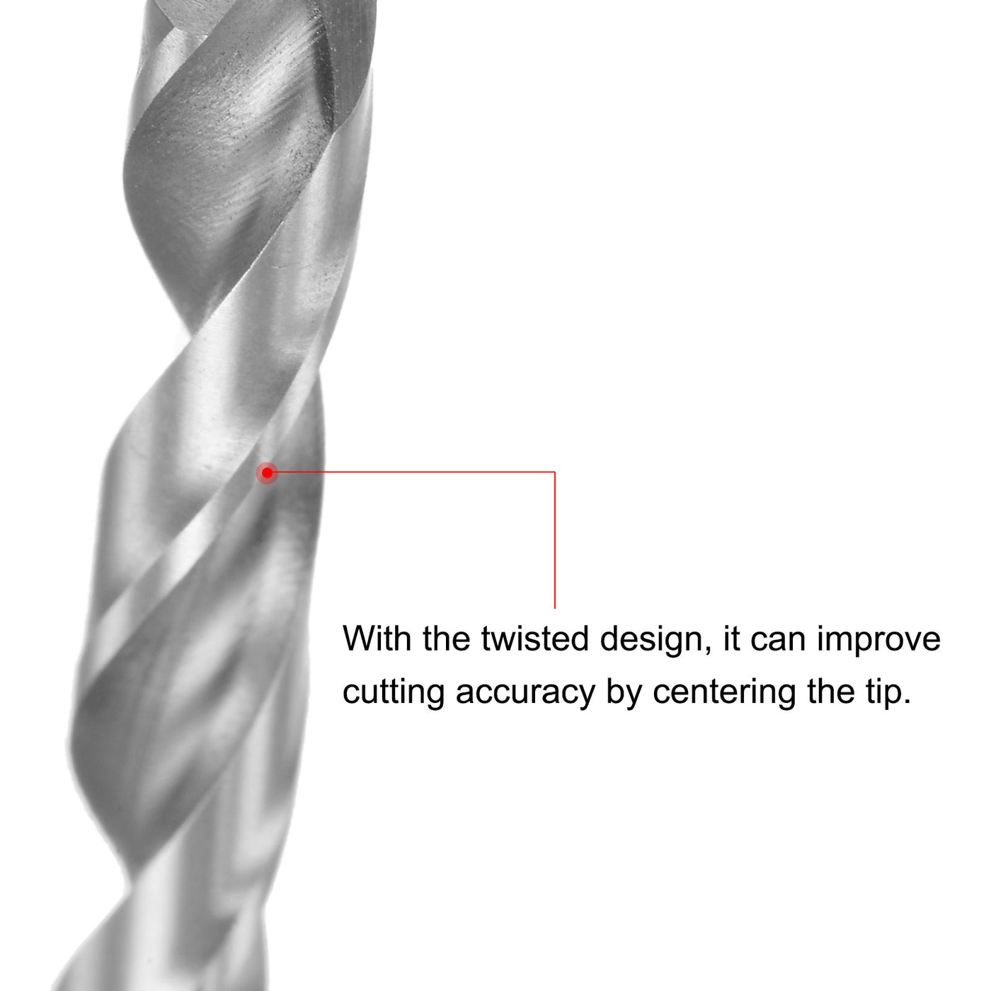 uxcell High Speed Steel Drill Bits Fully Ground Drill Bits