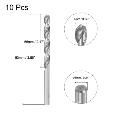 Harfington High Speed Steel Drill Bits Fully Ground Drill Bits