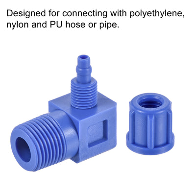 Harfington Elbow Tube Fitting Thread for Hose OD POM Compression