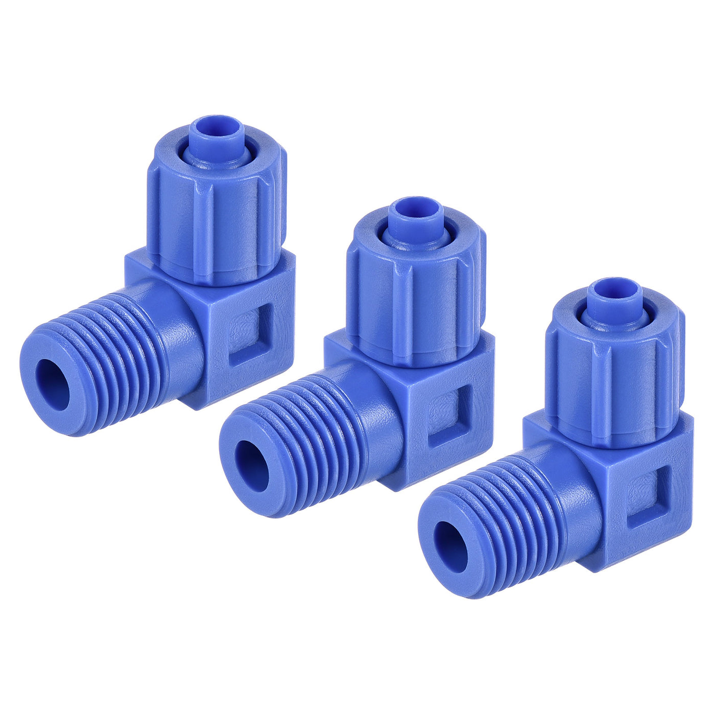 Harfington Elbow Tube Fitting Thread Hose POM Compression Connector