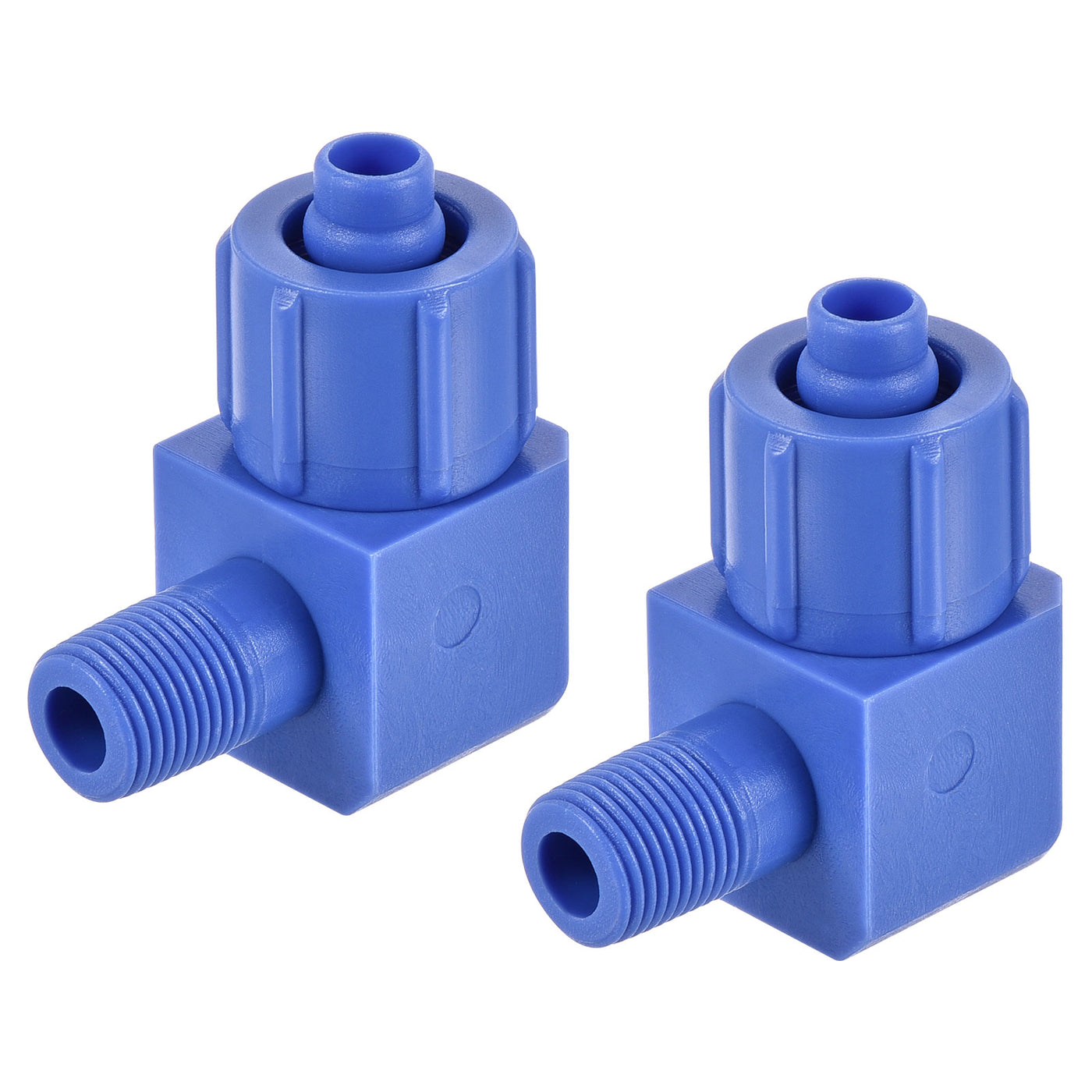 Harfington Elbow Tube Fitting Thread Fit for Hose OD POM Compression Connector