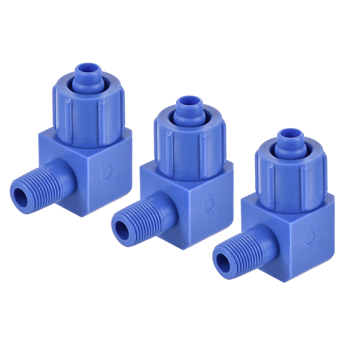 Harfington Elbow Tube Fitting Thread Hose POM Compression Adapter Connector