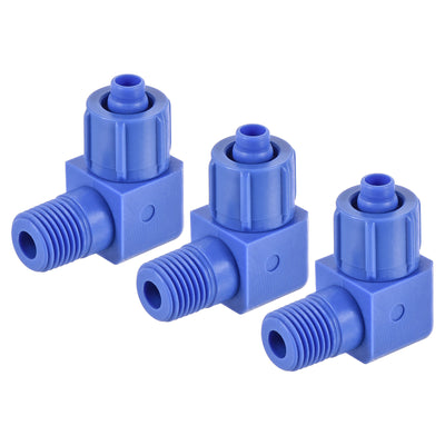 Harfington Elbow Tube Fitting Thread Hose POM Compression Connector