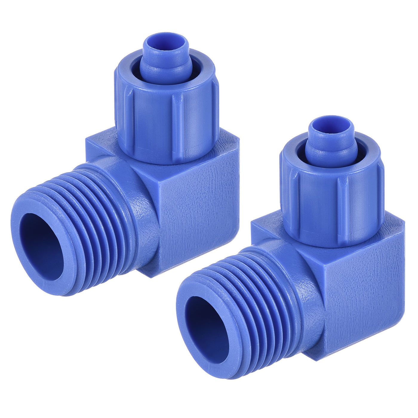 Harfington Elbow Tube Fitting Thread Fit Hose OD POM Compression