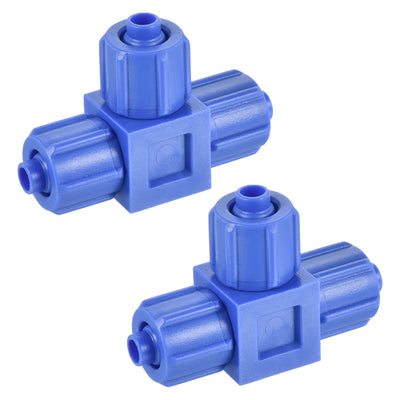 Harfington Compression Coupling Tube OD Compression Tee Pipe Fitting