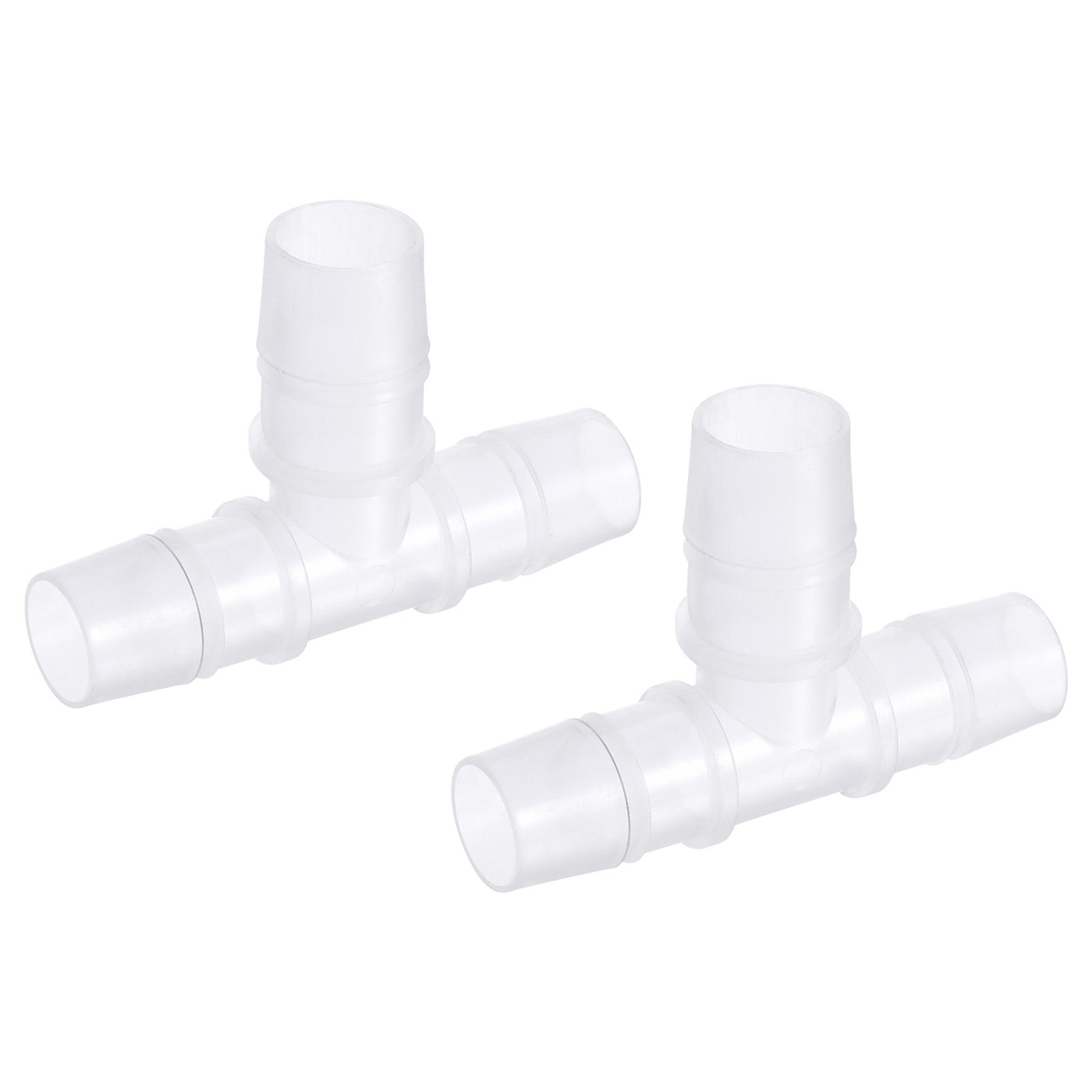 Harfington PP Reducing Barb Hose Fitting Tee T Shape Pipe Connector