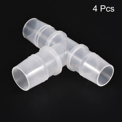 Harfington PP Reducing Barb Hose Fitting T Shape OD Pipe Connector