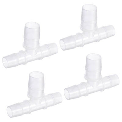 Harfington PP Reducing Barb Hose Fitting T Shape OD Pipe Connector