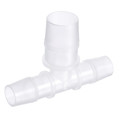 Harfington PP Reducing Barb Hose Fitting Tee T Shape OD Pipe Connector