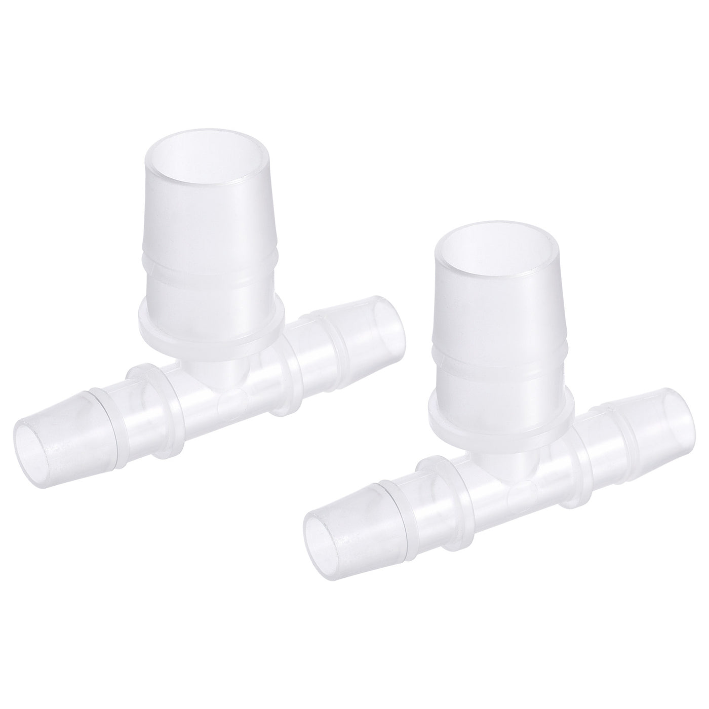 Harfington PP Reducing Barb Hose Fitting Tee T Shape Pipe Connector